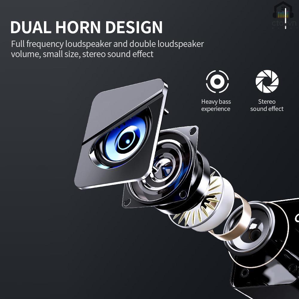 Loa máy tính có dây USB âm thanh trầm mạnh mẽ