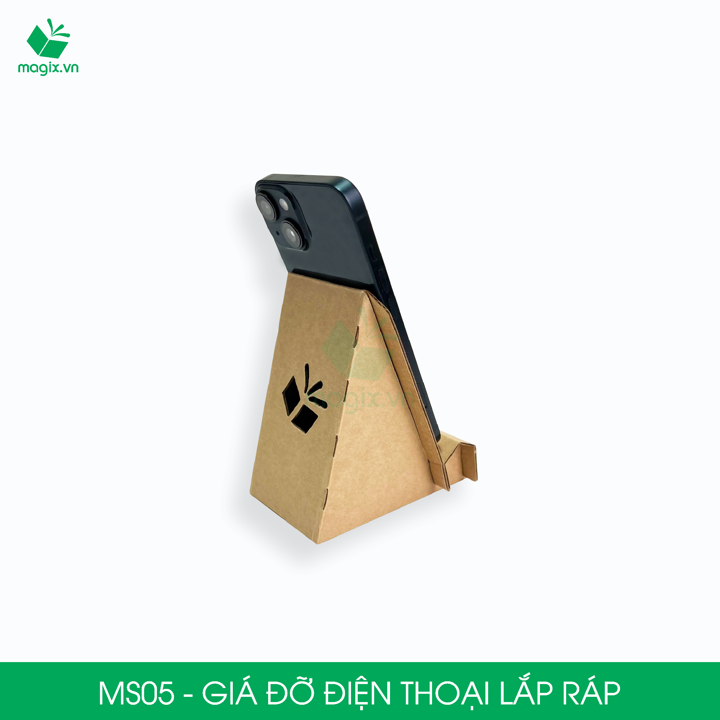 MS05 - Giá đỡ điện thoại, giá đỡ dành cho ipad , kệ máy tính bảng, kệ điện thoại lắp ráp bằng giấy siêu cứng hàng chính hãng