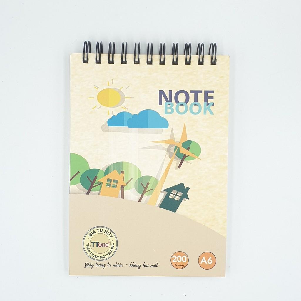 Notebook A6 - Sổ lò xo bìa tự hủy TTone Thuân Tiến, sản phẩm chất lượng cao và được kiểm tra kỹ trước khi giao hàng