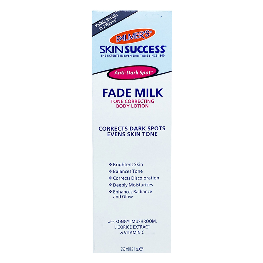 Sữa Dưỡng Thể Trắng Da, Làm Mờ Thâm Nám, Tàn Nhang Palmer’S Skin Success Anti Dark Spot Fade Milk Tone Correcting Body Lotion (250ml)