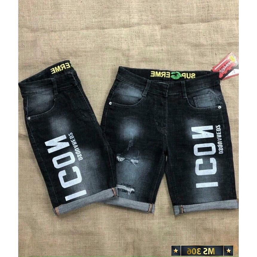 Quần short jean nam rách họa tiết cao cấp vải co dãn hàng siêu đẹp hottrend Phuongnamshop20 22c