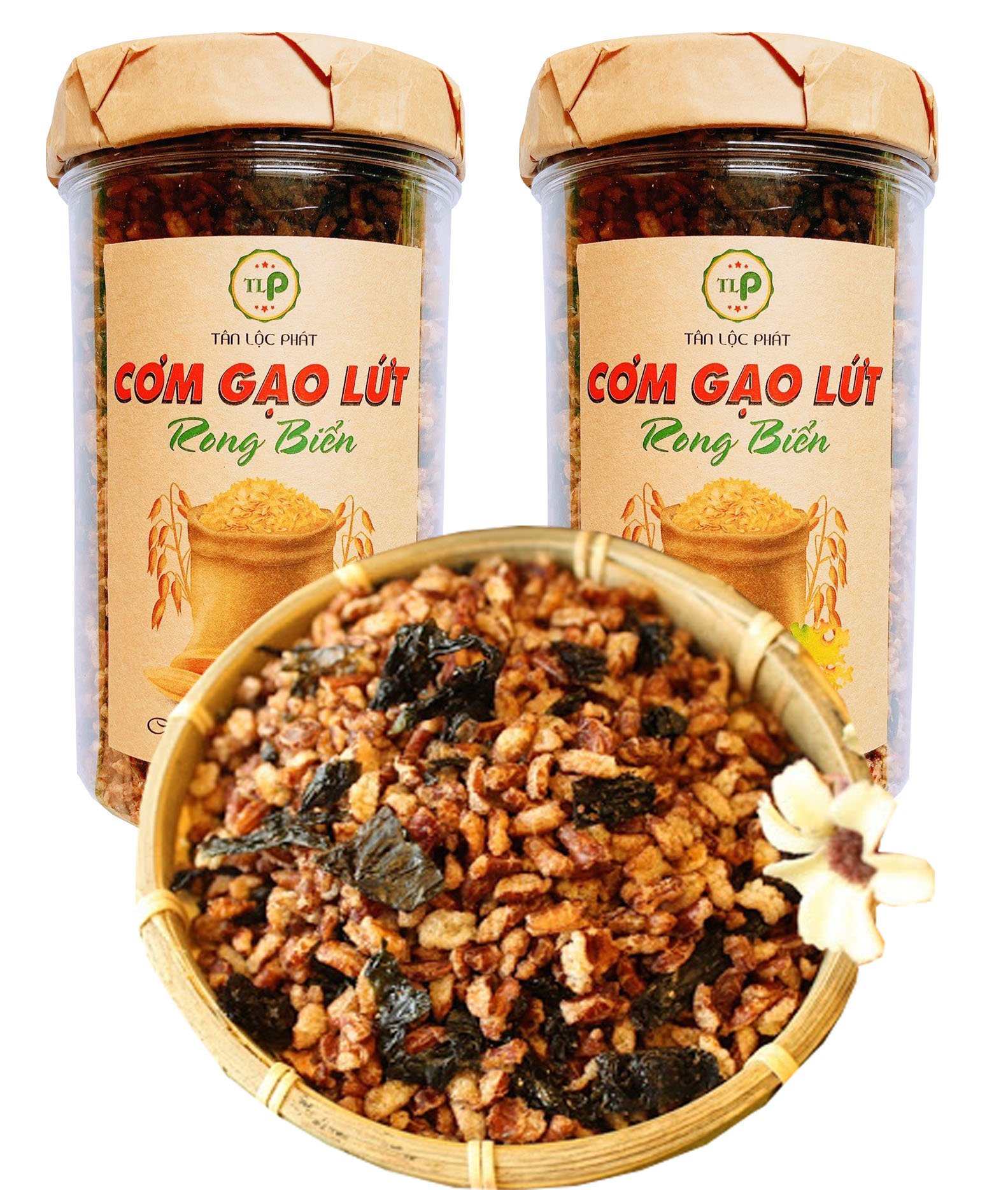 CƠM GẠO LỨT RONG BIỂN TÂN LỘC PHÁT - HŨ 500G