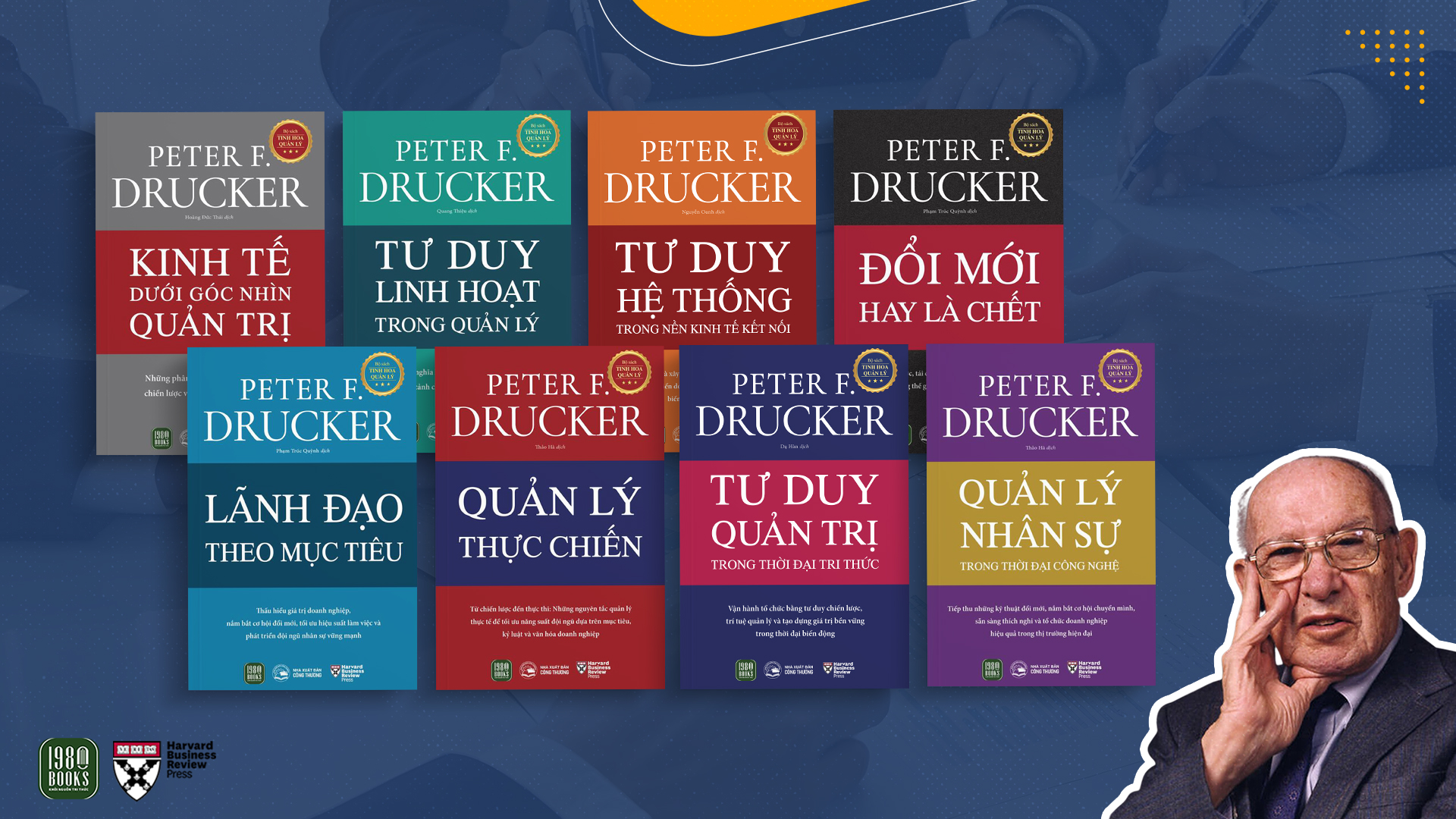 Box 8 cuốn Tinh Hoa Quản Lý (Peter Drucker)
