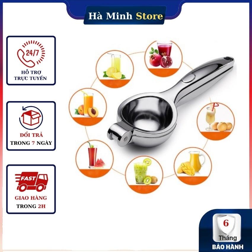 Dụng Cụ Vắt Chanh, Trái Cây Cầm Tay Bằng Inox 304 Siêu Bền, Vắt Là Sạch - Dụng Cụ Ép Chanh, Hà Minh Store