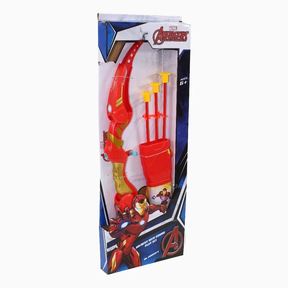 MARVEL- EOMS007-6 - Bộ Cung Tên Iron Man - Đồ Chơi Siêu Anh Hùng Bow and Arrow Set Game 5 Chi tiết