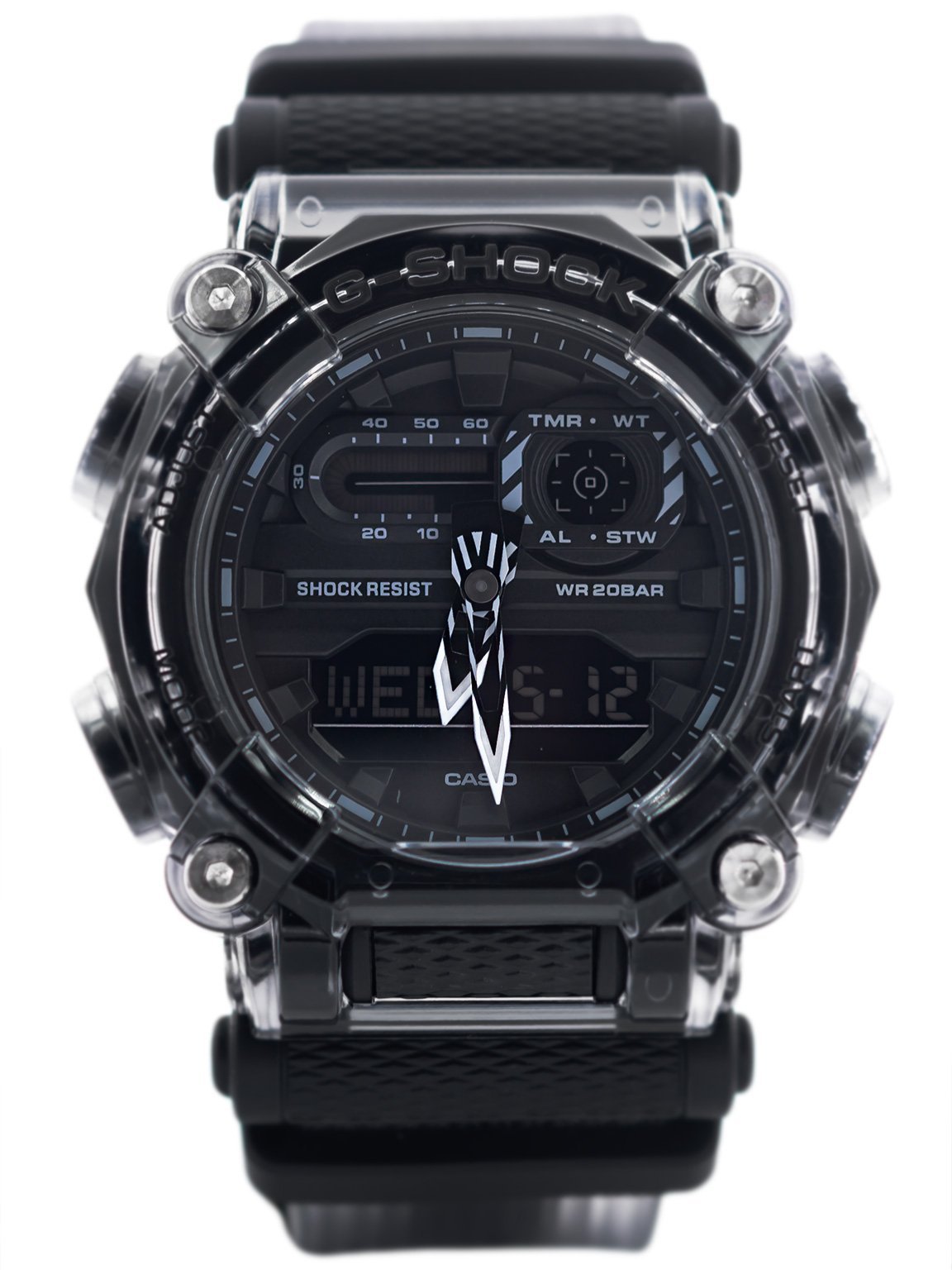 Đồng hồ nam dây nhựa Casio G-Shock chính hãng GA-900SKE-8ADR (49mm)