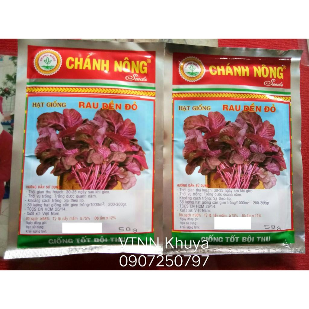 Hạt giống rau dền đỏ Chánh Nông