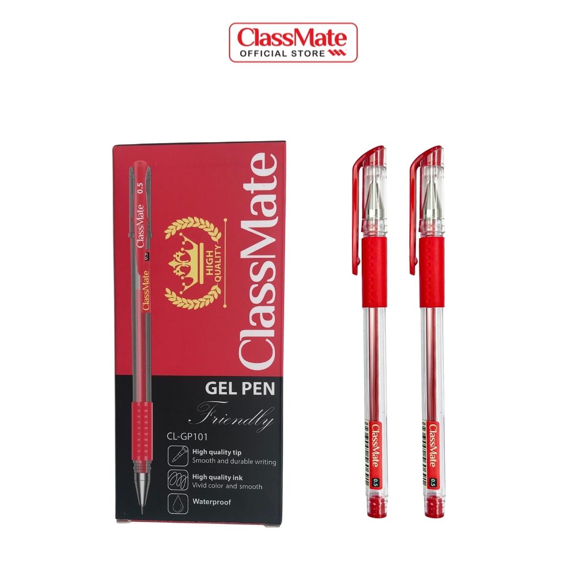 Bút Gel CLASSMATE - 1 Chiếc - Ngòi 0.5mm, Mực đều Nét trơn, Dành Cho Học Sinh CL-GP101