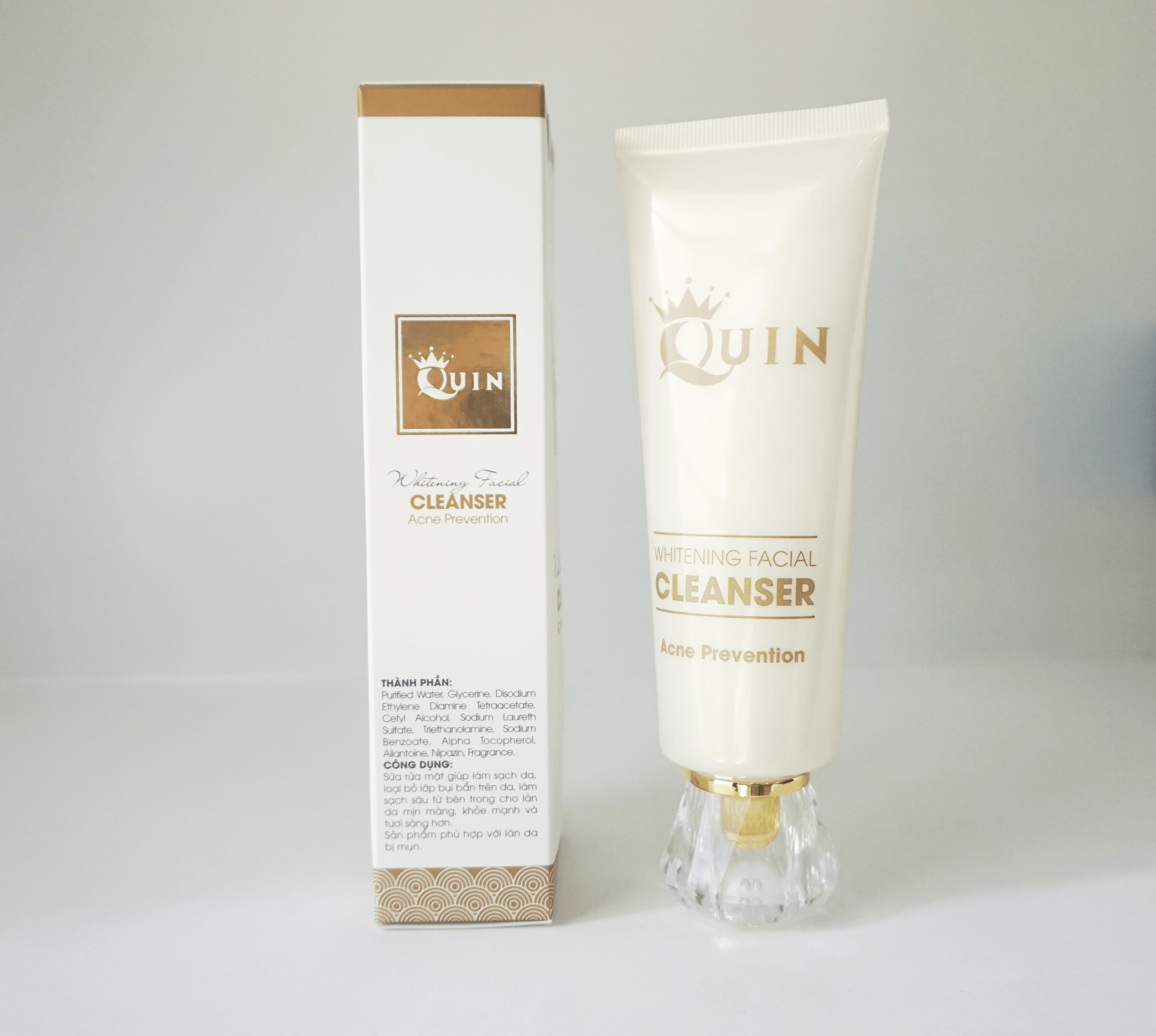 Whitening facial cleanser - sữa rửa mặt QUIN