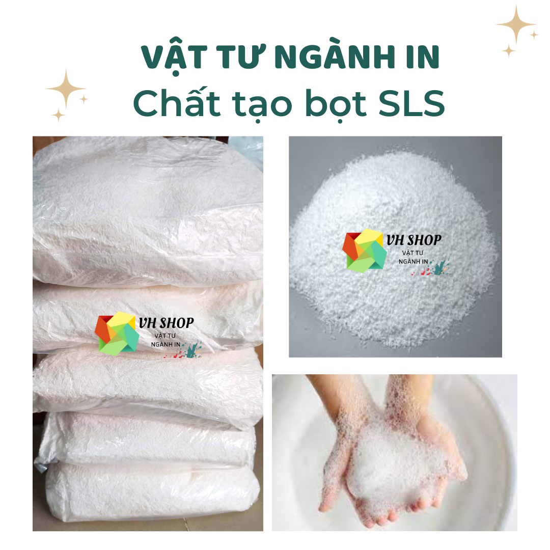 Chất tạo bọt Sls Sodium Lauryn Sulfate, nguyên liệu làm xà bông, hóa mỹ phẩm, nước lau sàn