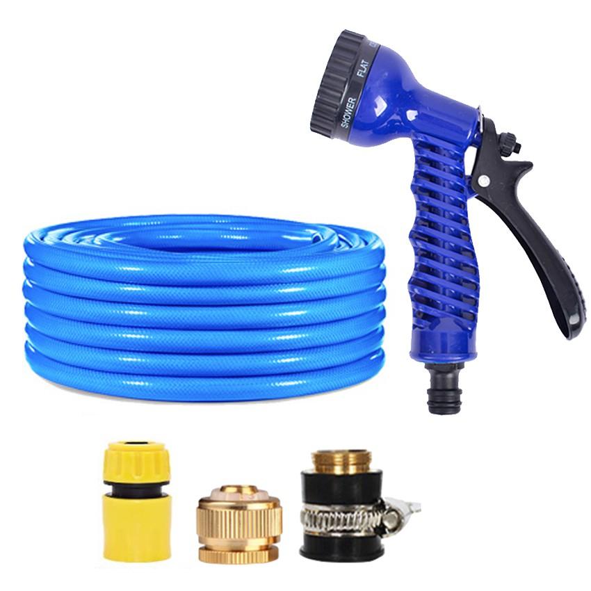 Bộ dây và vòi xịt tăng áp lực nước,rửa xe, tưới cây 7-10m  206843