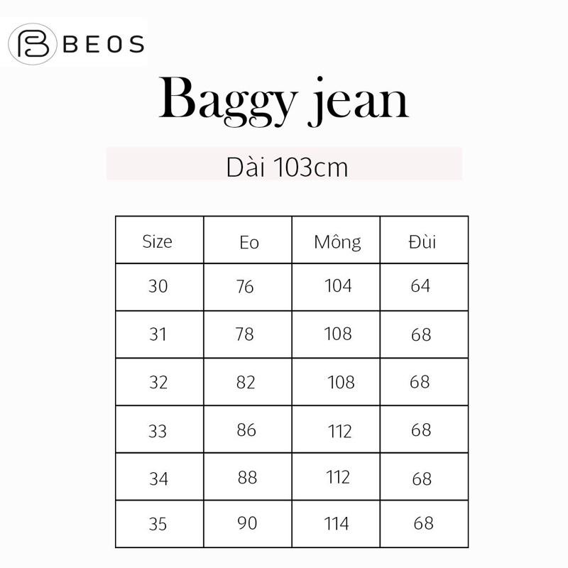 Quần baggy jean form bigsize