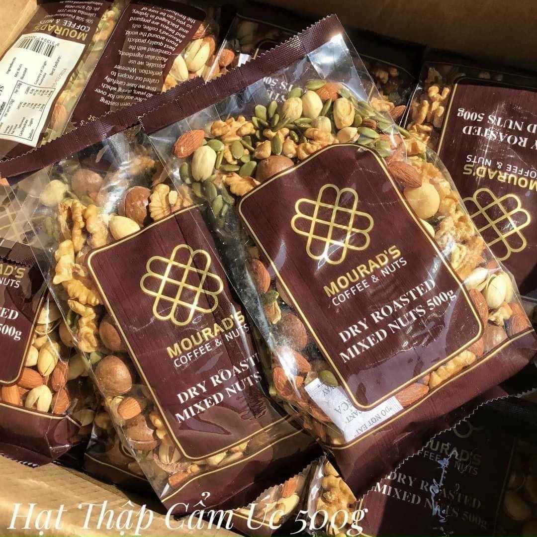 Hạt tổng hợp Mourad's Coffee &amp; Nuts Mix 500g(Hạnh nhân, hạt dẻ, hạt bí,...)