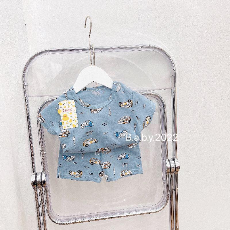 Bộ cotton hình cho bé trai và gái