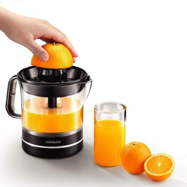 Máy Vắt Cam Thế Hệ Mới Locknlock Citrus Juicer 0,9L EJJ246BLK, Hàng Chính Hãng, 40W, dễ dàng sử dụng - JoyMall