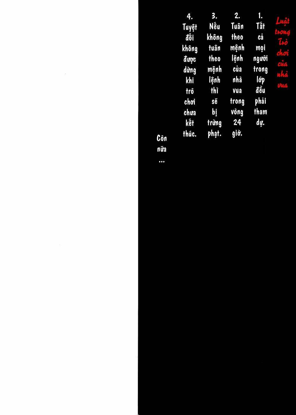 ousama game - mệnh lệnh nhà vua chapter 1 3