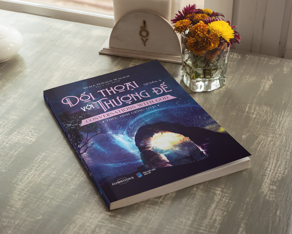 Sách Đối thoại với thượng đế - Thức tỉnh giống loài - Á Châu books, bìa mềm in màu