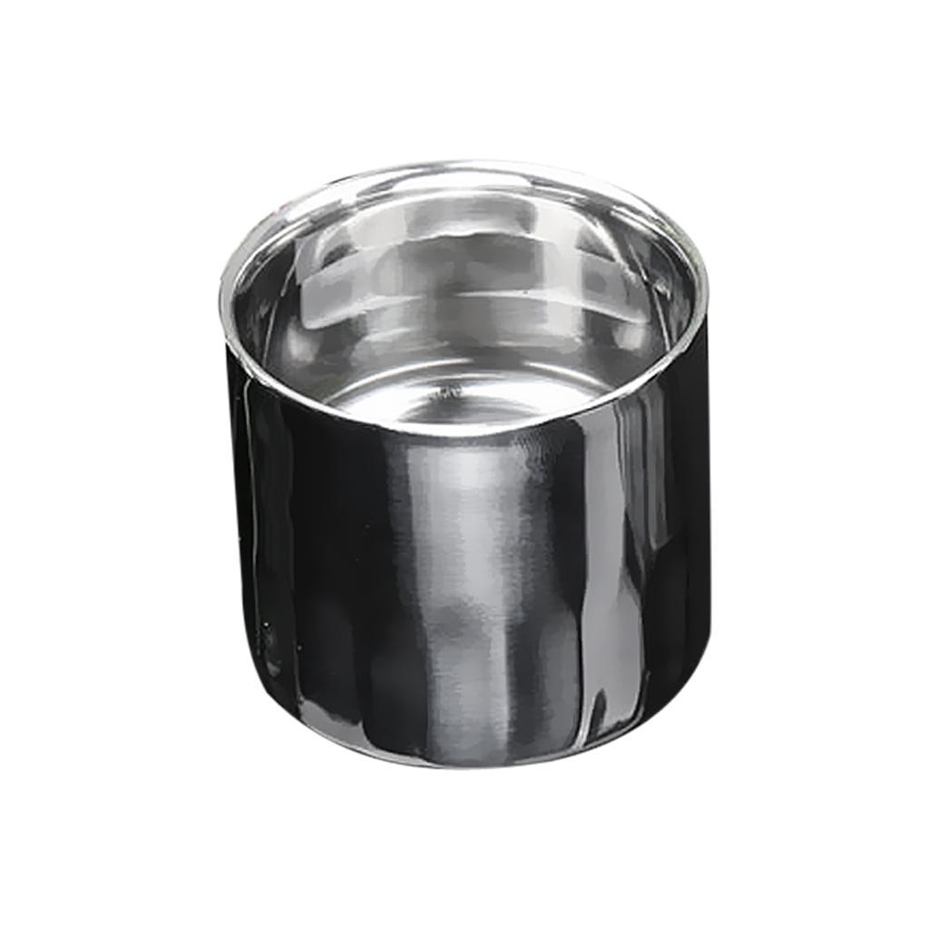 Stainless Steel Beer Cup Double Wall Milk Coffee Mug Straight 120ml+200ml