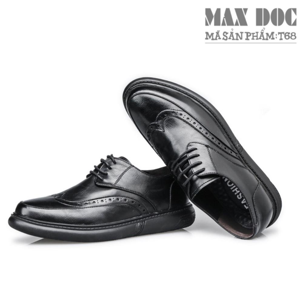 Giày oxford T68 - Classic - Da thật - Đế Cao Su đúc