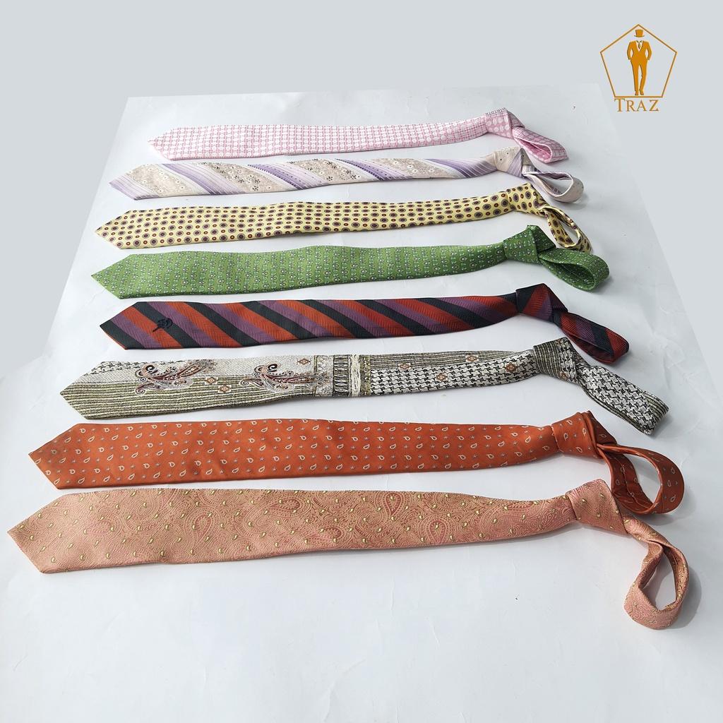 Cà Vạt, Caravat, Cravat Nam Trung Niên Họa Tiết Bản To 8Cm