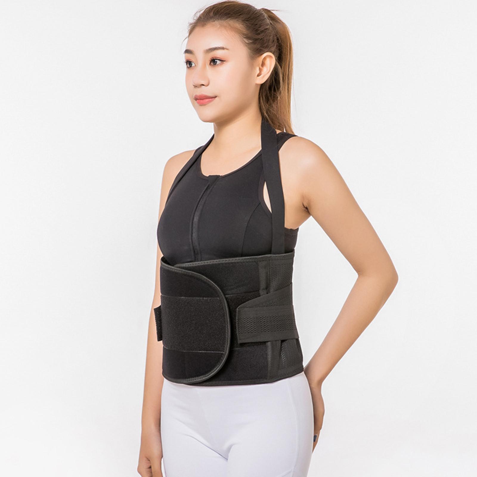 Support Belt Back Brace Men Portable Stomach and Back Support Lightweight Waist Support Band Waist Trimmer Belt for Running Squatting