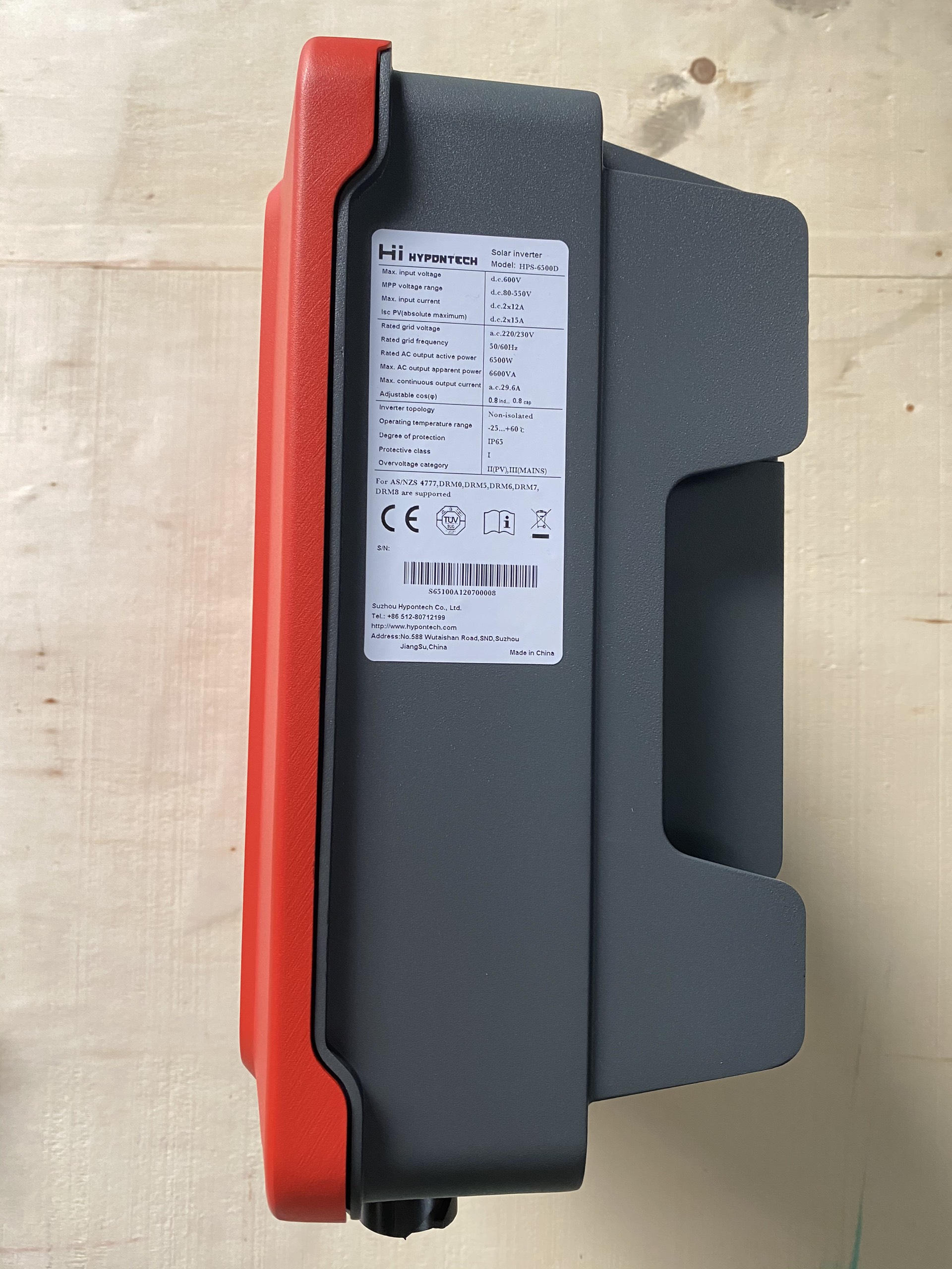 Biến tần hòa lưới bám tải HYPONTECH 6,5kW 1 pha HPS-6500