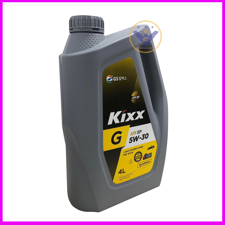 Dầu nhớt ô tô tổng hợp Kixx G API SP 5W30 nhập Hàn Quốc can 4L