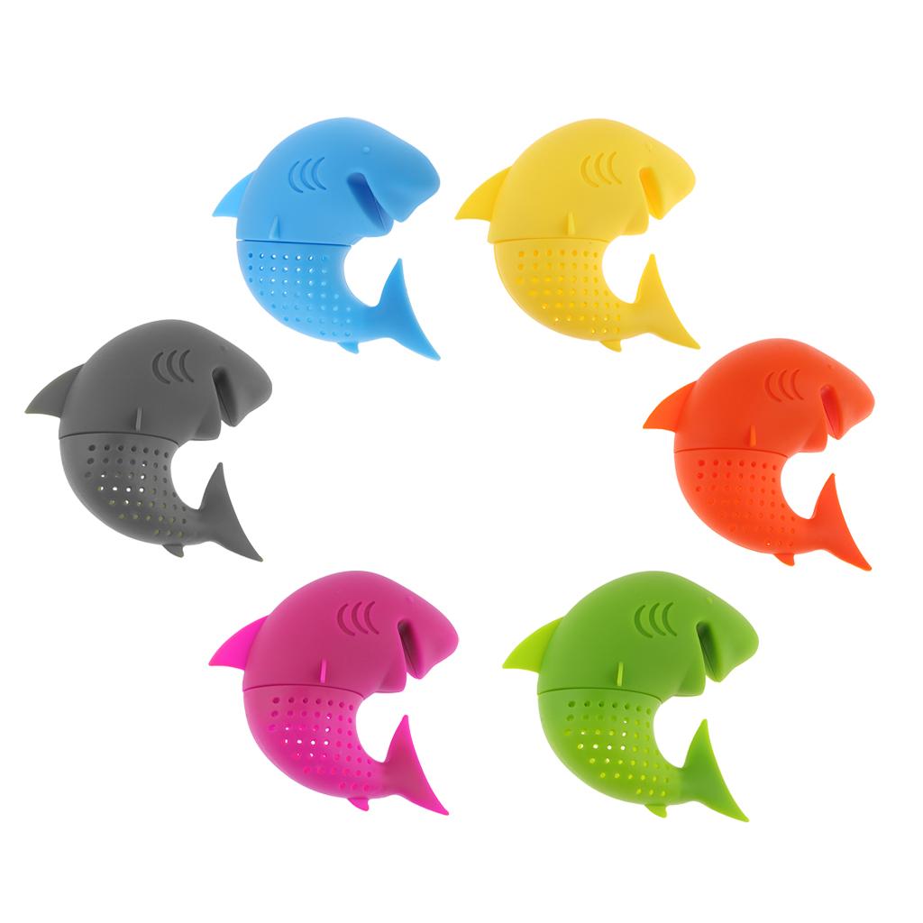 Tea Ball Silicone Tea Shark Shape Tea Diffuser