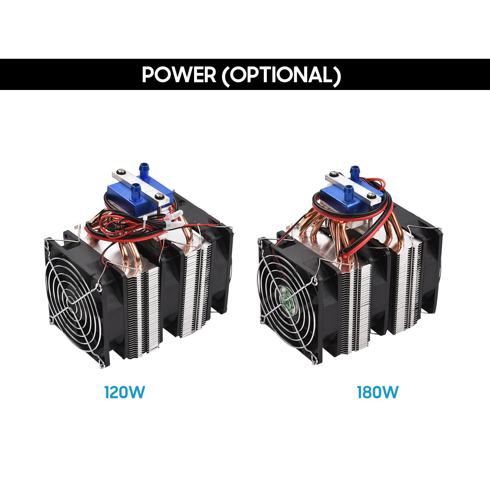 Máy làm lạnh bể cá bán dẫn công suất cao 180W Tủ lạnh 12V Máy nước làm mát Máy làm lạnh nước Máy làm lạnh bể cá với 6 ống đồng tản nhiệt cho bể cá 40 lít