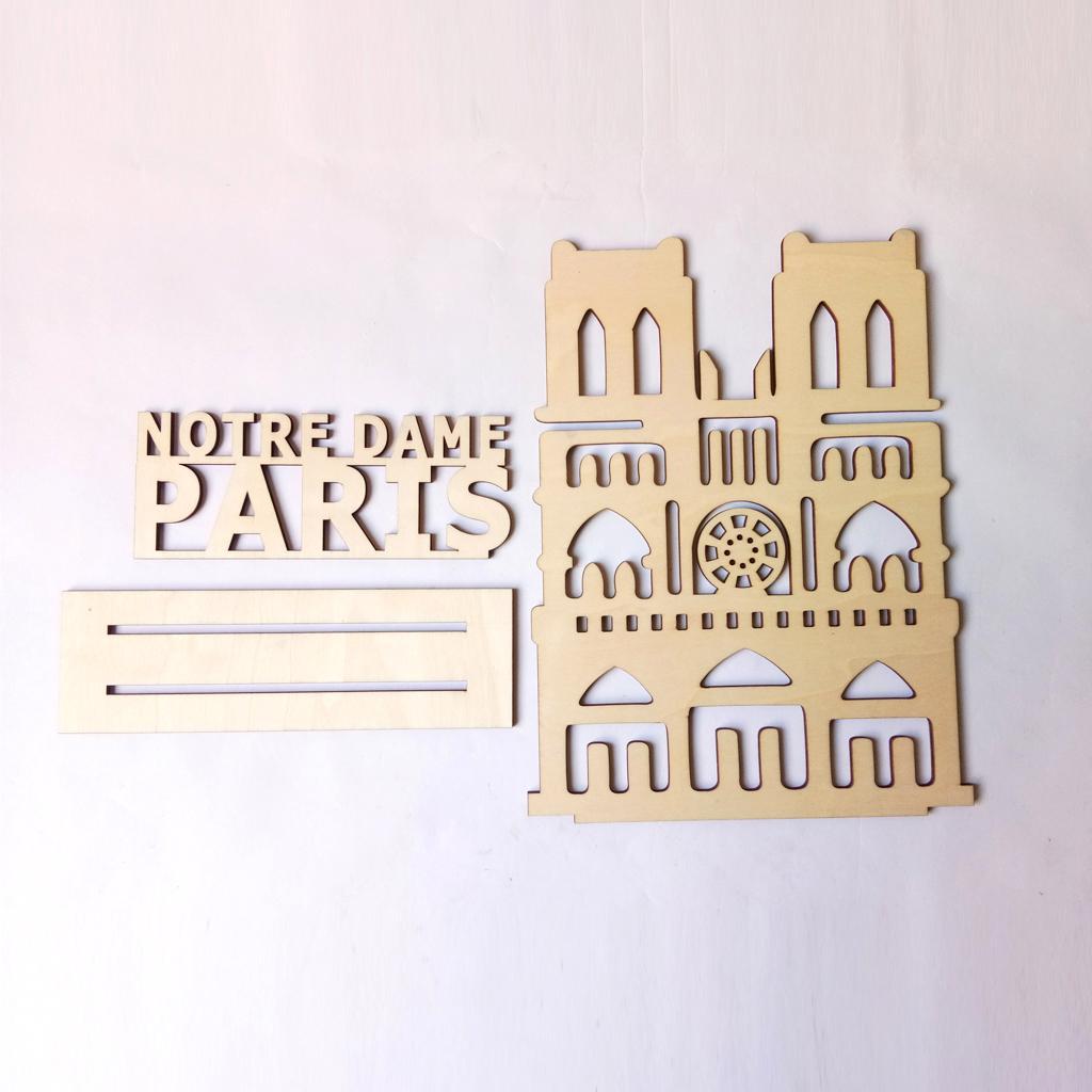 Wooden Decoration Tableware Wooden Crafts Desktop Decor Desktop Ornaments, Notre