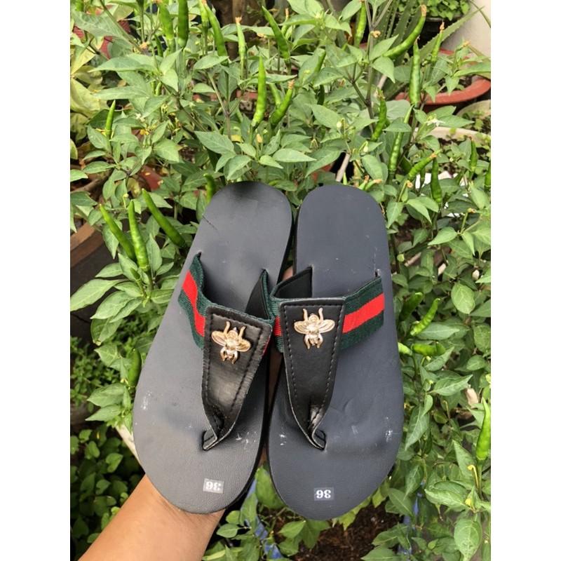 Sandal đan đồng nai dép kẹp nữ ( đế đen quai dù phối đen ) size từ 35 nữ đến 40 nữ size khác nhắn tin để chọn thêm