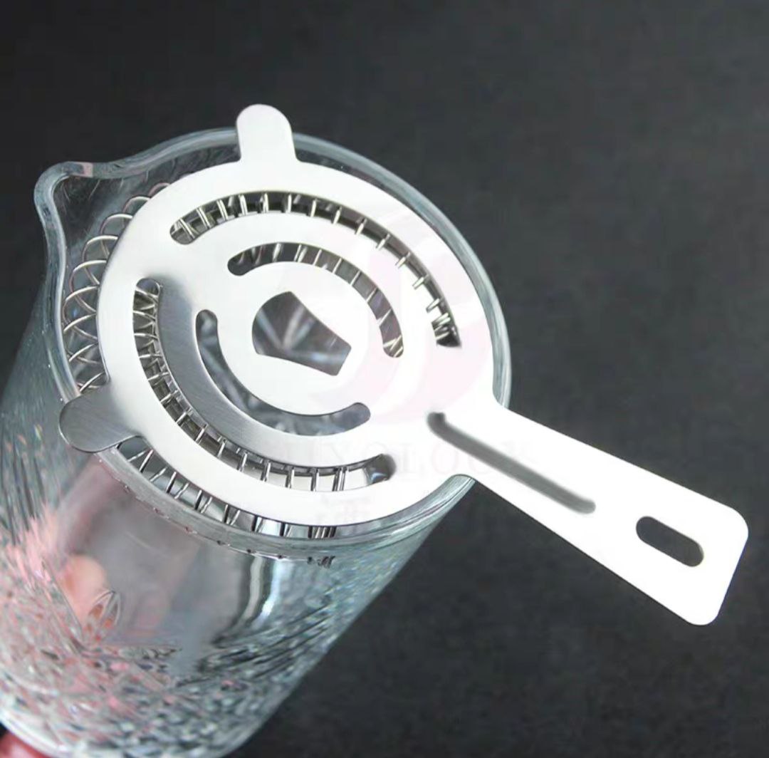 Dụng cụ chặn đá cocktail inox quầy bar | cocktail strainer