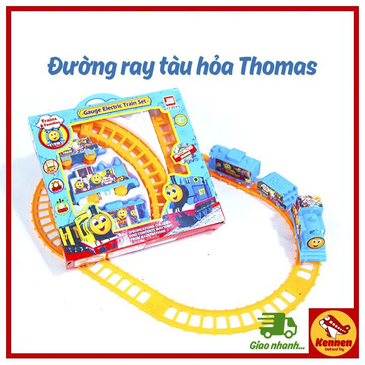 Đồ chơi đường ray tàu hỏa Thomas and friend 3 toa hàng đẹp