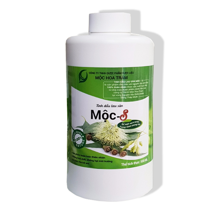 Nước lau sàn tinh dầu Mộc Hoa Tràm (Mộc S) chai 500ml