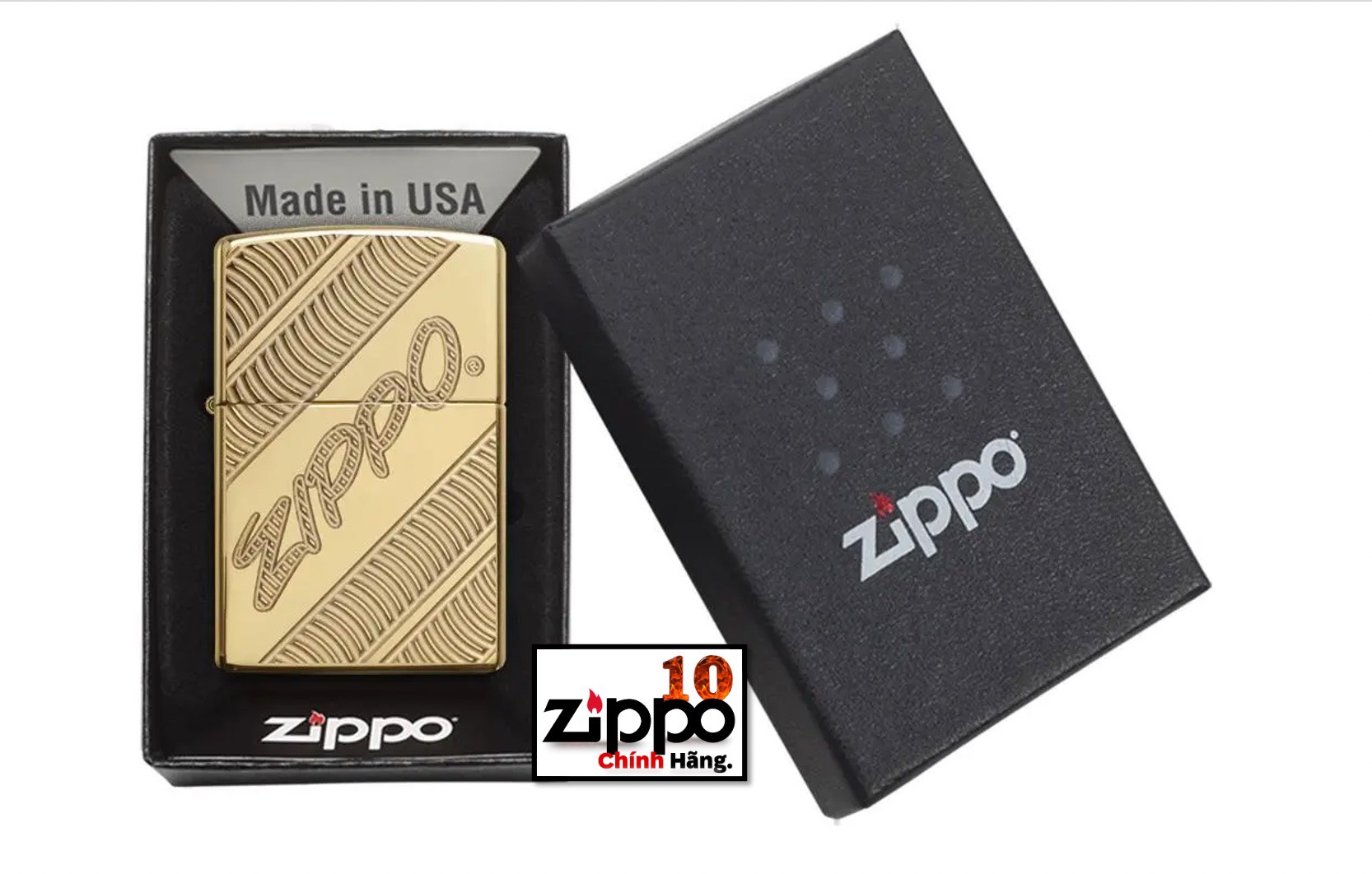 Bật lửa ZIPPO 29625 ZIPPO COILED - Chính hãng 100%