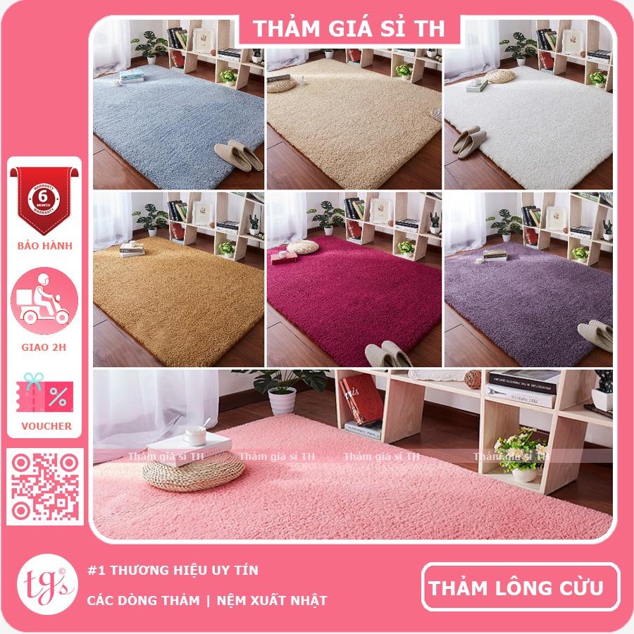 Thảm Lông Cừu Màu Trắng | Thảm Trang Trí Phòng Khách - Phòng Ngủ - Thảm Trải Sofa - Thảm Dành Cho Bé