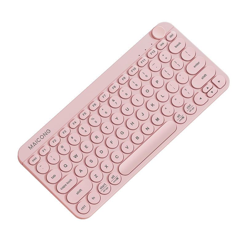 Phong cách mới nhất của MCHOSE Maicong KB898 Bàn phím chế độ kép Bluetooth không dây mới với độ tương phản màu kép Bàn phím văn phòng tắt tiếng di động
