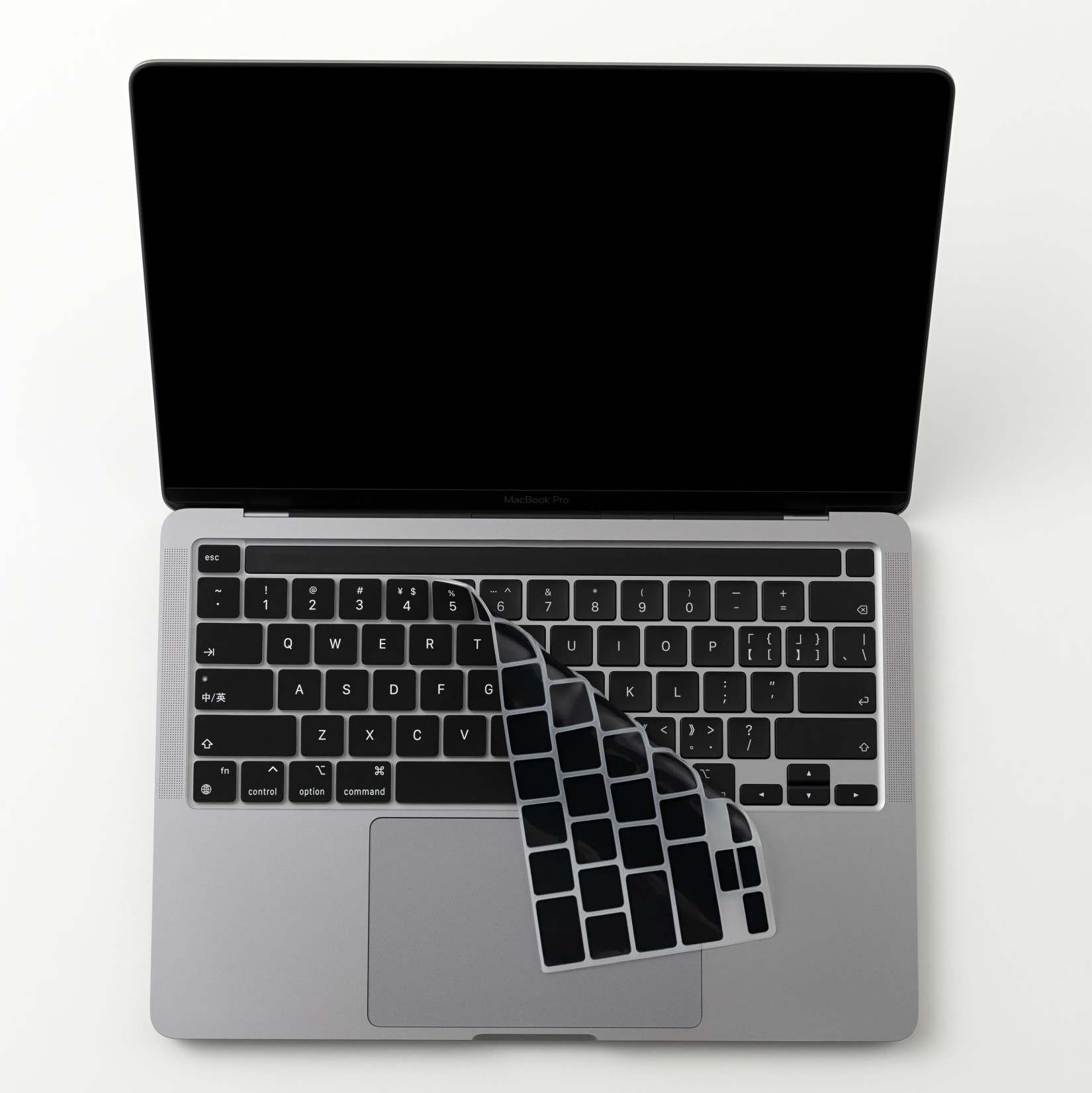 Phủ Phím Innostyle (USA) Keyguard Prime Silicon Cho Macbook Air/Pro 13 inch 2020 M1, Pro 14/16 inch 2021 (Black) - Hàng Chính Hãng