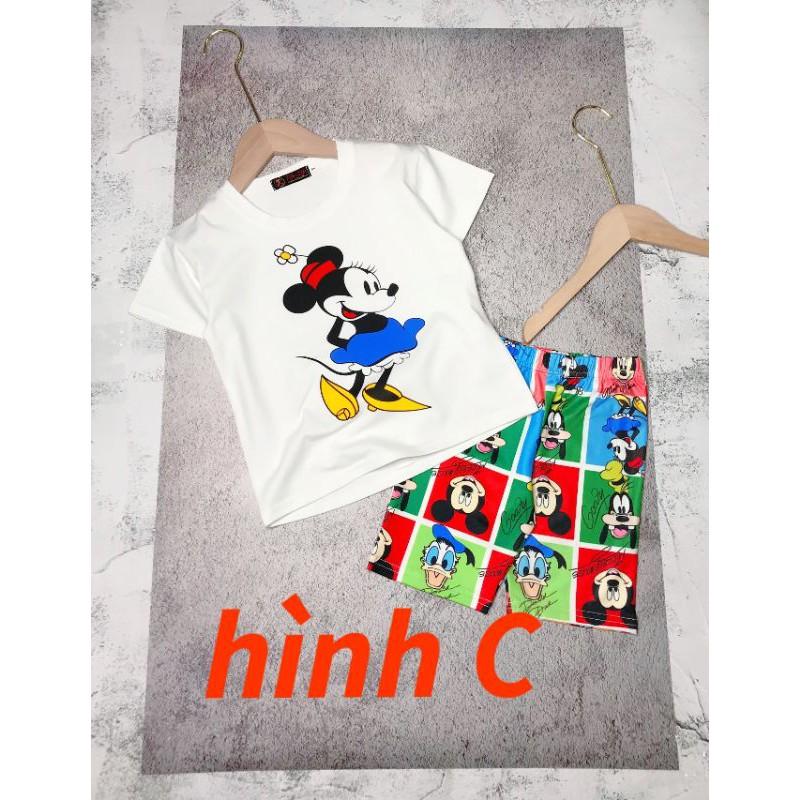 bộ Thun cotton 100% cho các bé ngày hè