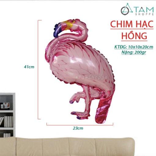 SET 5 Bong bóng trang trí hình chim hồng hạc