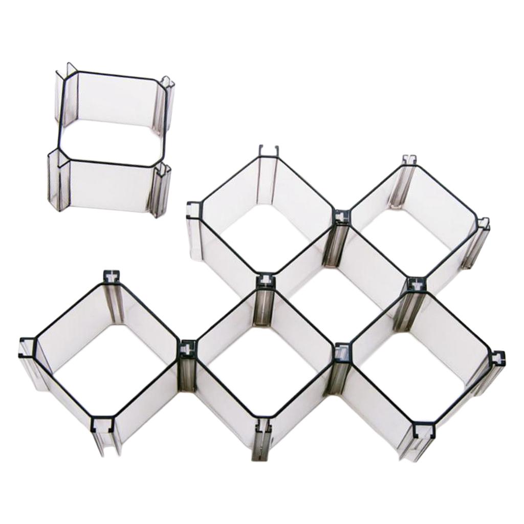 12pcs DIY Honeycomb Closet Organizer Drawer Dividers Partition Cabinet Boxes