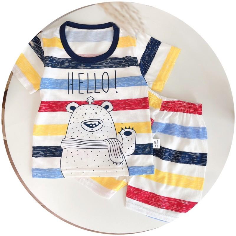 BỘ COTTON BÉ GÁI VÀ BÉ TRAI