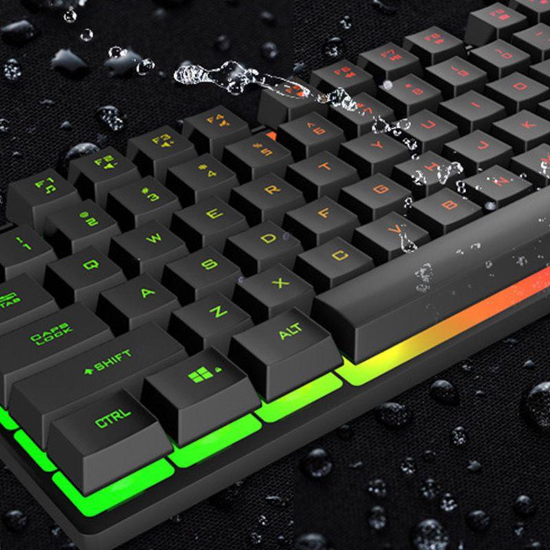 Bàn Phím Dây 104 Phím Có Đèn Led Chất Lượng Cao