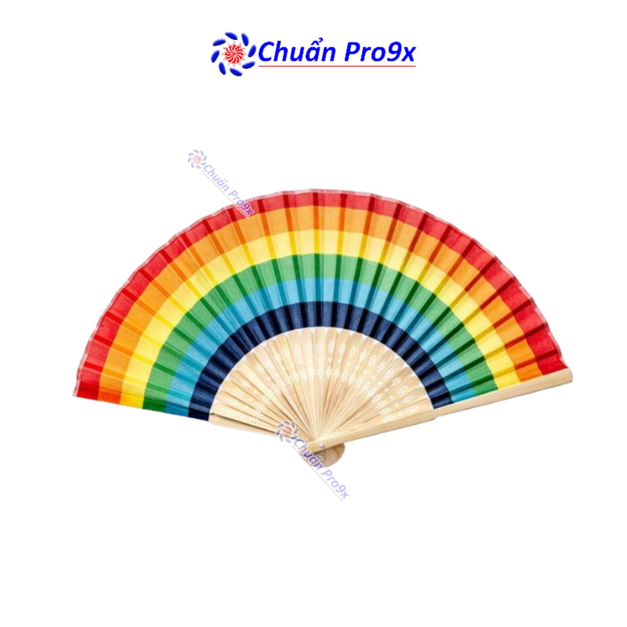 Quạt xòe LGBT rainbow WS92