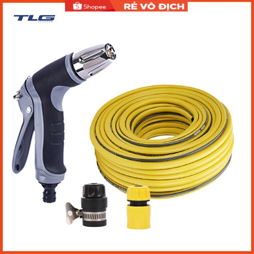 Bộ dây và vòi xịt tăng áp rửa xe tưới cây 206817 20M