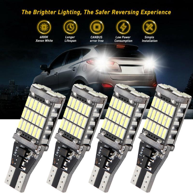 2 đèn led t15 4014 45smd siêu sáng cho xe hơi