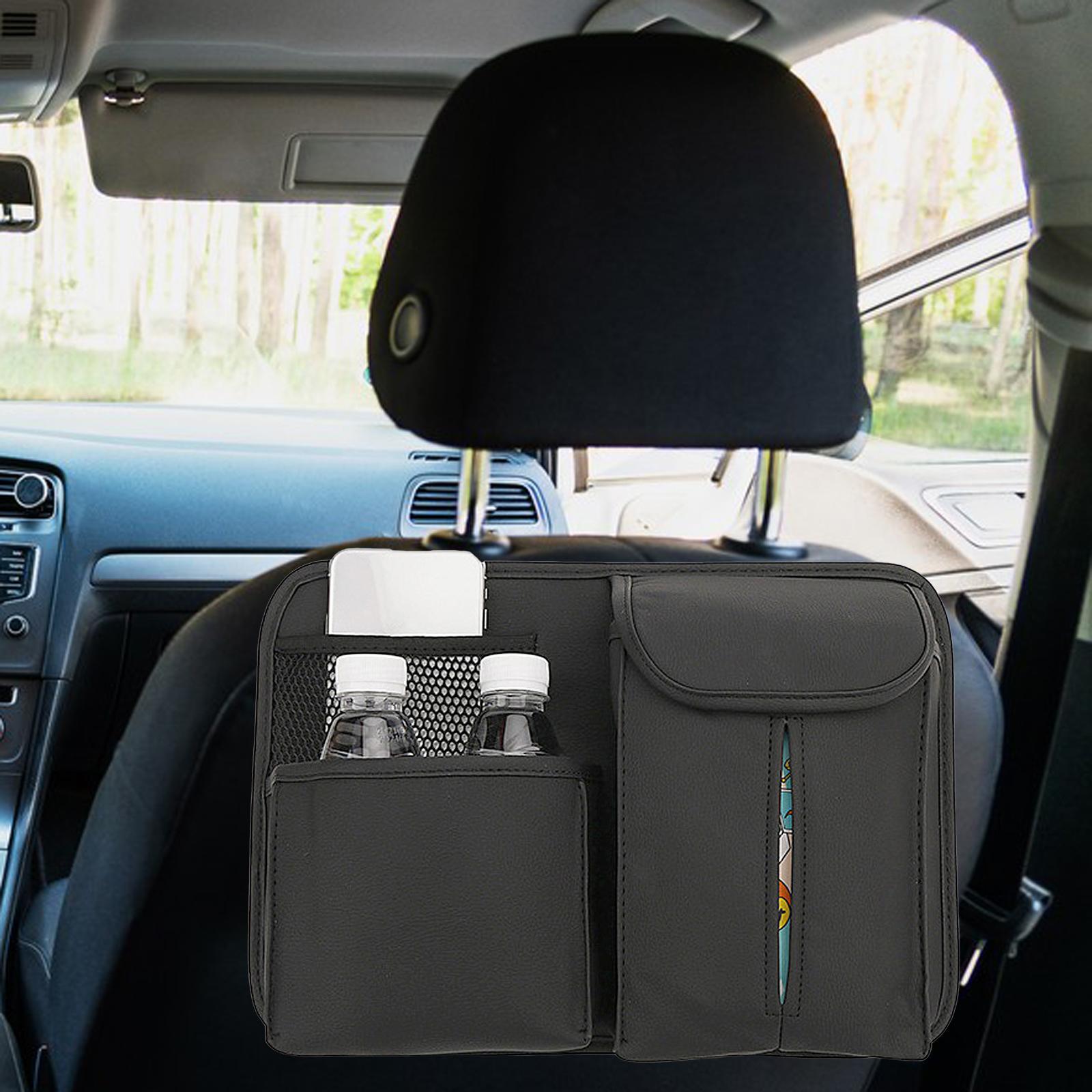 Car Seat Back Organizer with Tissue Holder pocket Holder