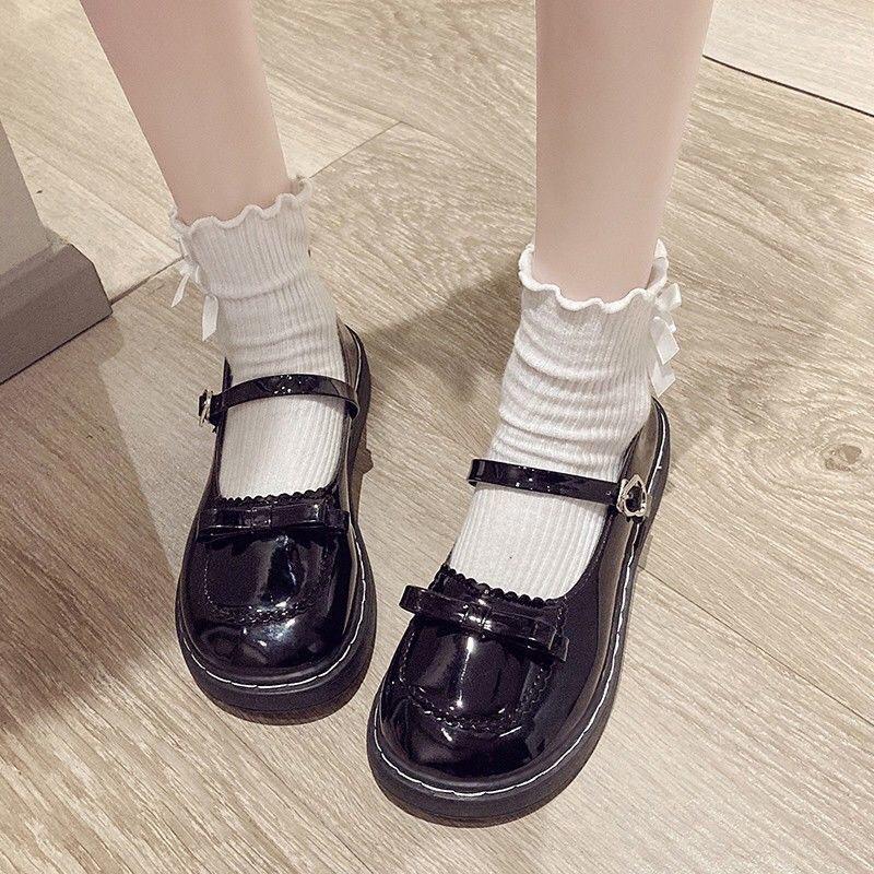 Giày Búp Bê Lolita Nhật Bản Da Mềm G088