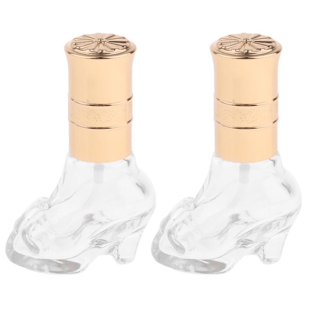 2 Pcs 6ml Travel Size Empty Refillable Cosmetic Spray Containers for Perfume