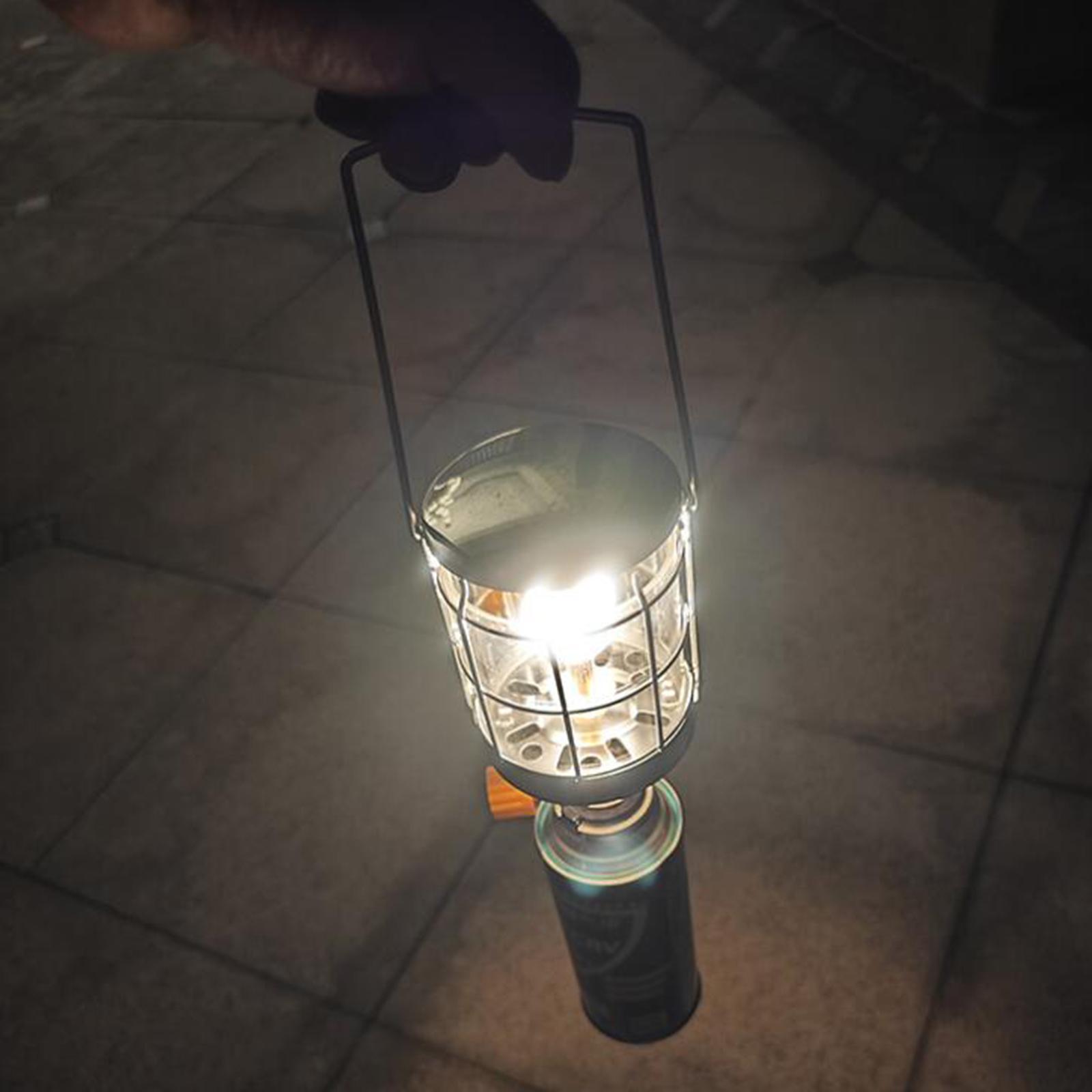 Camping Gas Lantern Hanging Lamp Tent Lamp for Night Fishing, Camping Picnic
